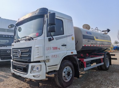 二手東風華神12方灑水車帶霧炮_二手凱力12方霧炮灑水車2